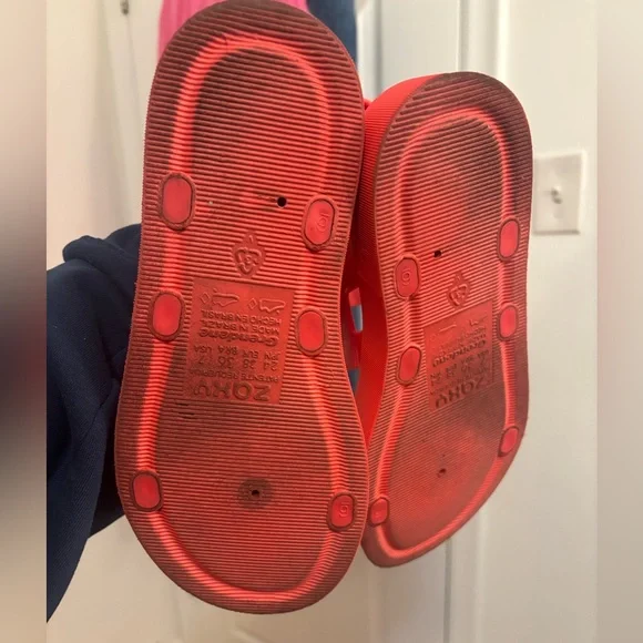 Zaxy Red Sandals with Strap - 7US - Picture 4 of 8